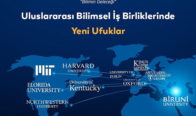 Biruni Üniversitesi'nden uluslararası bilimsel iş birlikleri