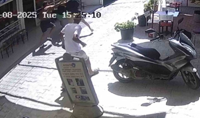 Bodrum'daki akraba kavgasının kamera görüntüleri ortaya çıktı