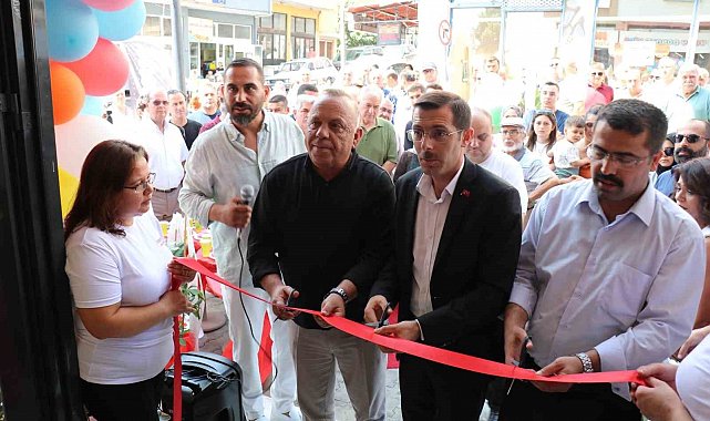 Bozdoğan'da kurdeleler çocuklar için kesildi