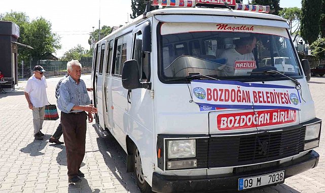 Bozdoğan'da şehir içi seferleri başladı