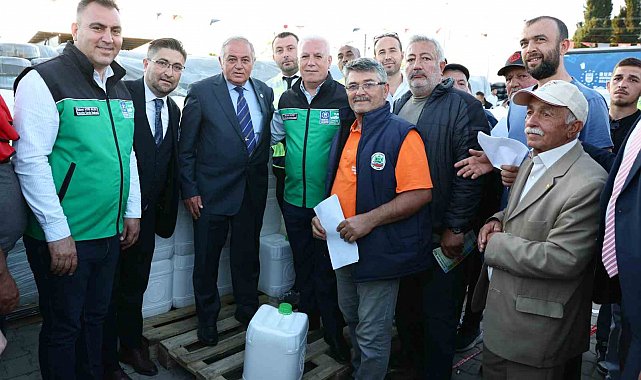 Bursa Büyükşehir'in "sıvı gübresi" çiftçiden tam not aldı