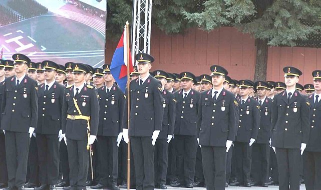 Bursa Işıklar Jandarma Astsubay Meslek Yüksekokulu'nda 781 astsubay mezun oldu