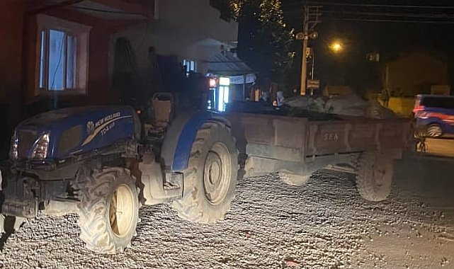 Bursa'da babasının kullandığı traktörün önüne atlayan çocuk ağır yaralandı