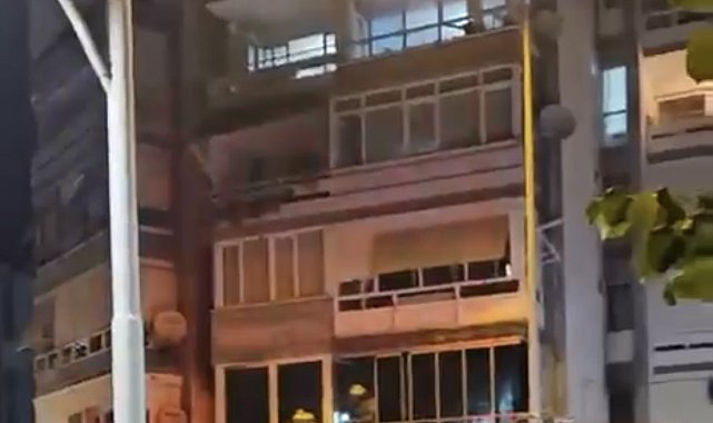 Bursa'da sitede yangın paniği