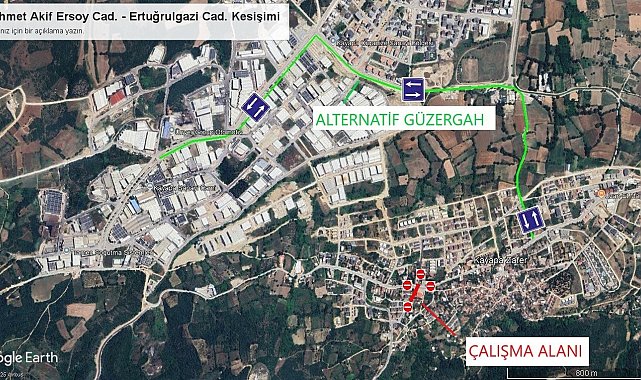 Bursa'da trafik düzenlemesi