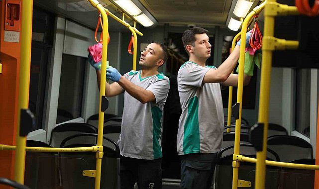 Büyükşehir'den ulaşımda hijyen seferberliği