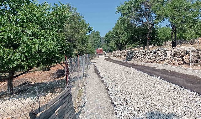 Çameli Belediyesi kendi imkanlarıyla altyapı çalışmalarını devam ediyor
