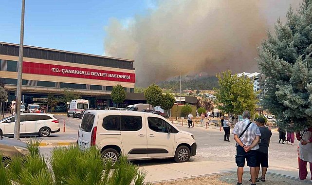 Çanakkale Valiliği açıkladı: Hastane kısmen tahliye edildi