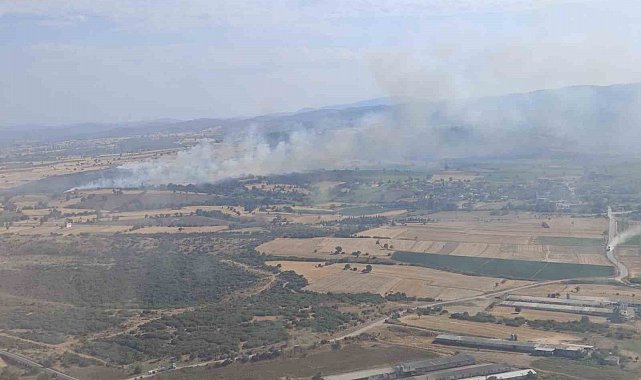 Çanakkale'de tarım arazisindeki yangın kontrol altına alındı