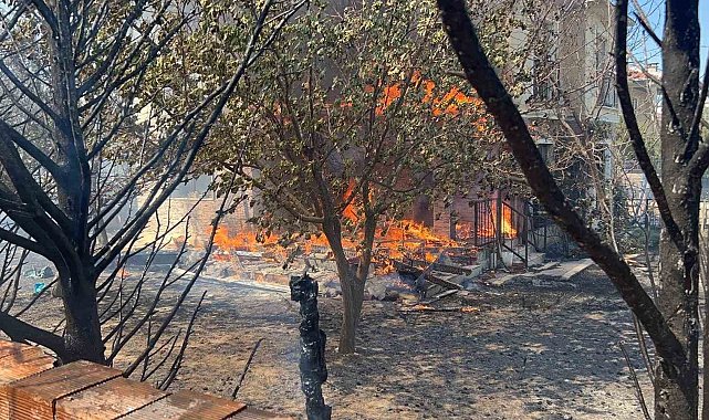 Çanakkale'deki yangında dumandan etkilenenlerin sayısı 77'e çıktı