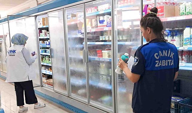 Canik'te soğuk gıda denetimi