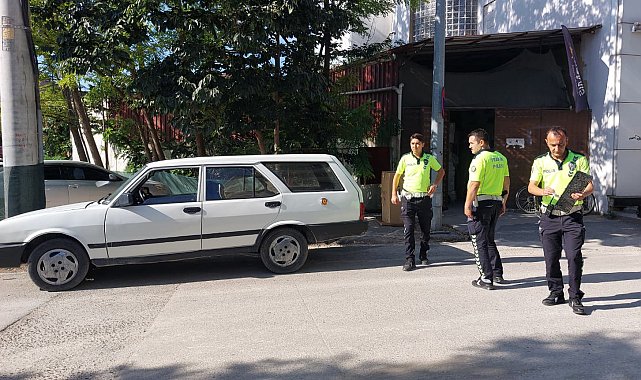 Çekme belgeli otomobil, başka bir araç plakasıyla yakalandı