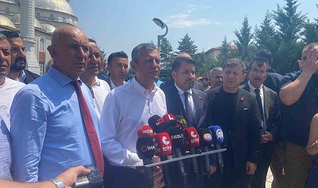 CHP Genel Başkanı Özel: "Doğruya doğru diyeceğiz, yanlışa yanlış diyeceğiz"