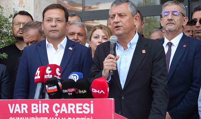 CHP Genel Başkanı Özel, Sındırgı'da incelemelerde bulundu