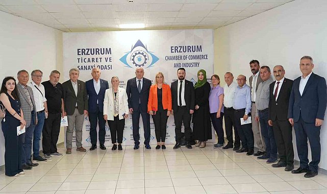 CHP heyetinden ETSO Başkanı Saim Özakalın'a ziyaret