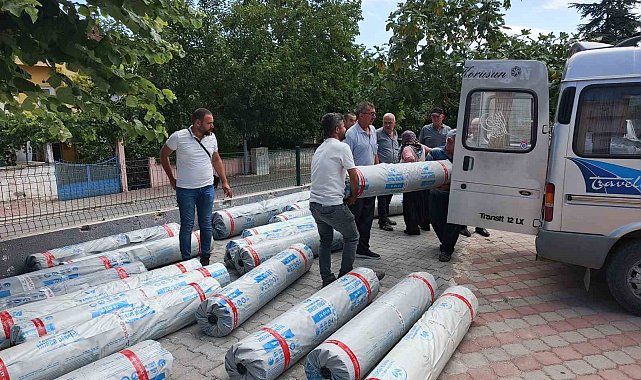 Çiftçilere sera naylonu desteği