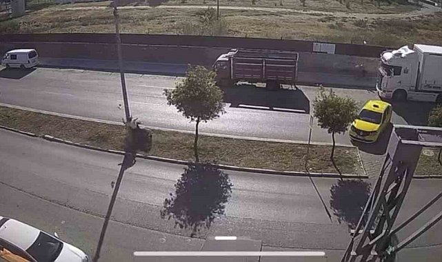 Cinayet gibi kaza kamerada