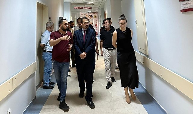 Cizre Devlet Hastanesi Başhekimi saha denetimine çıkıp, sorunları yerinde inceledi