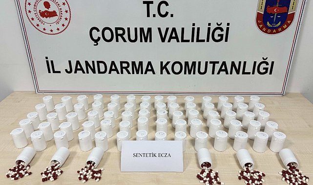 Çorum'da jandarmadan uyuşturucu operasyonu: 2 tutuklama