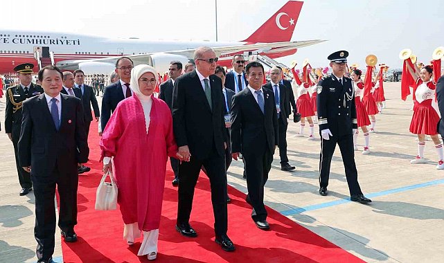 Cumhurbaşkanı Erdoğan Çin'de