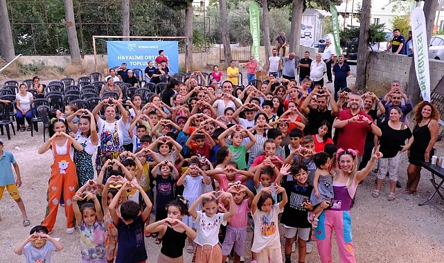 Defne Belediyesi'nin Bostancık Mahallesi'nde düzenlediği etkinlikte çocuklar doyasıya eğlendi