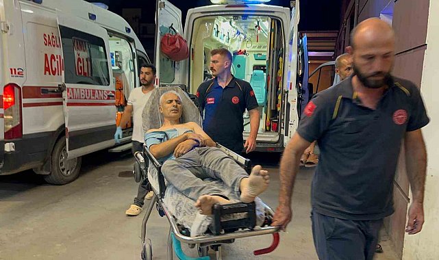 Devrilen motosikletin sürücüsü yaralandı