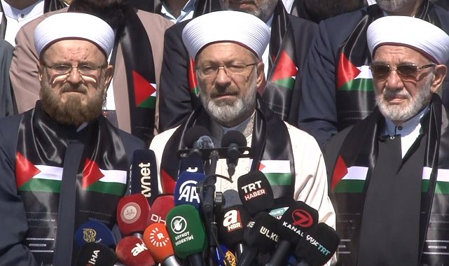Diyanet İşleri Başkanı Ali Erbaş'tan İsrail için boykot çağrısı