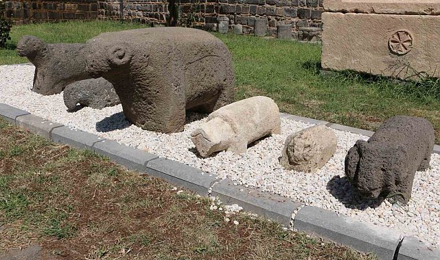 Diyarbakır Müzesi'nde 91 yıl sonra koç ve koyundan yapılmış mezar taşları ziyarete açıldı