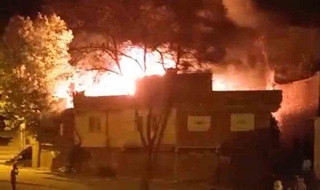 Diyarbakır'da boş ev alev topuna döndü