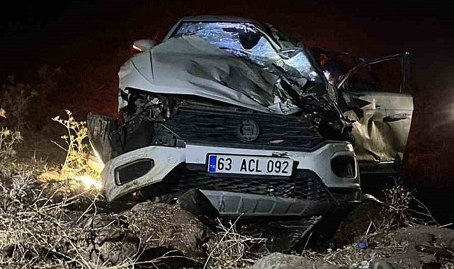 Diyarbakır'da otomobil şarampole devrildi: 1 ölü, 3 yaralı