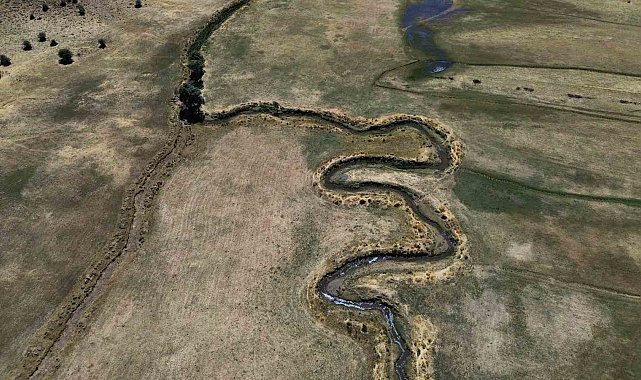 Doğa harikası Güzeldere kuraklığın pençesinde