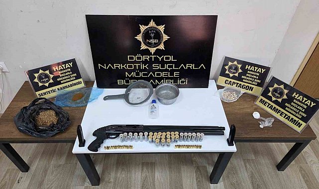 Dörtyol'da uyuşturucu satıcılarına yönelik operasyon; 10 gözaltı