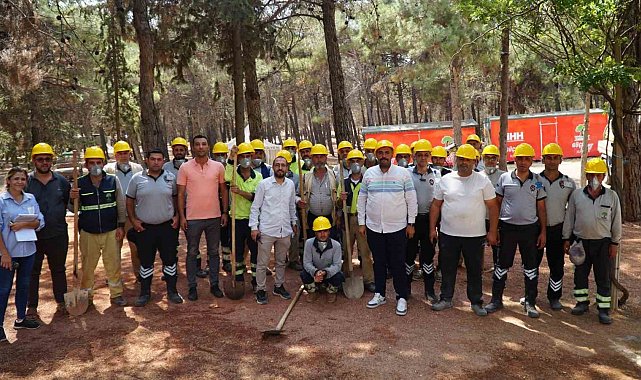 Dülük Tabiat Parkı'nda orman yangını tatbikatı