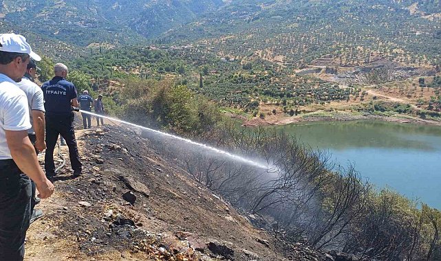 Dumanı gören bölgeye koştu, yangın kısa sürede söndürüldü