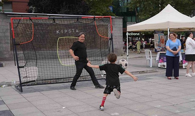 Dünya Düzce Günlerinde çocuklar sosyal ve sportif etkinliklerle eğlendi
