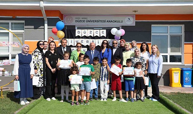 Düzce Üniversitesi Anaokulu Çocuk Kampüsü Kapanış Programı Gerçekleştirildi