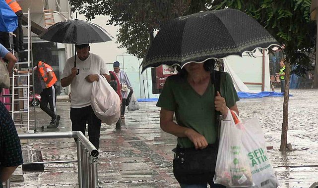 Edirne'de kuraklığın ardından sağanak yağış etkili oldu