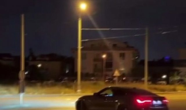 Ehliyetsiz sürücünün drifti pahalıya patladı