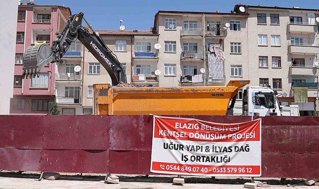 Elazığ'da Kentsel Dönüşüm Projesinde ilk temel atılıyor