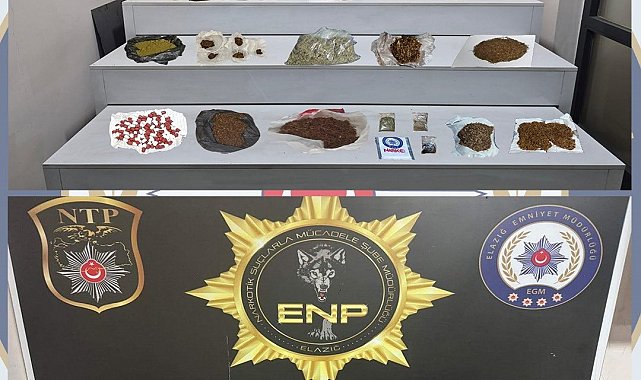 Elazığ'da uyuşturucu operasyonu: 5 şüpheli tutuklandı