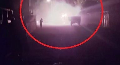 Elektrik tellerindeki patlamalar geceyi gündüze çevirdi