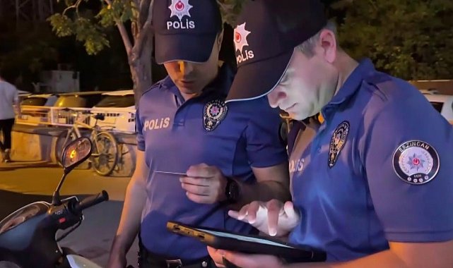Erzincan polisinden motosiklet denetimi
