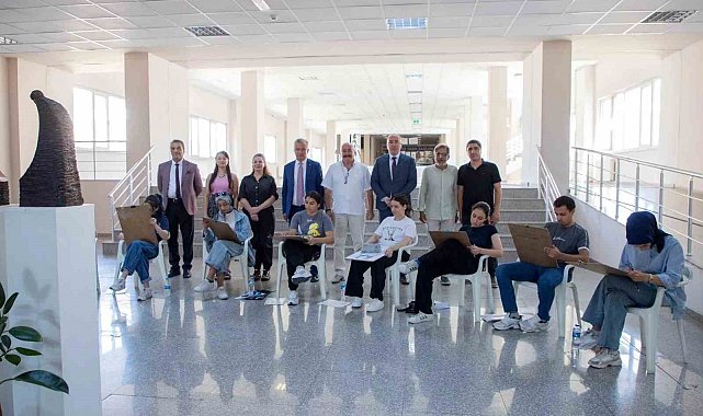 Erzincan'da güzel sanatlar için özel yetenek sınavları yapıldı