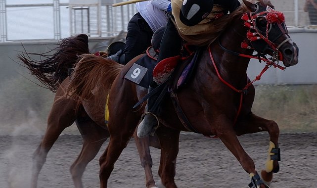 Erzurum'da bitmeyen cirit heyecanı