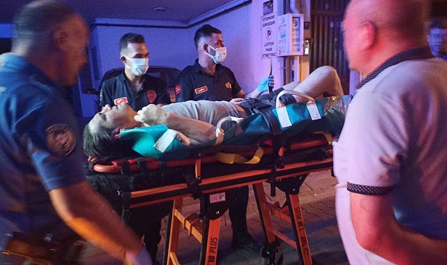 Evde düşen şahsın imdadına polis ve itfaiye ekipleri yetişti