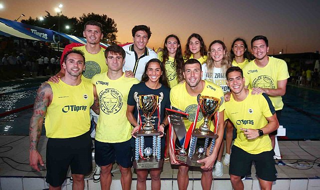 Fenerbahçeli yüzücüler, Türkiye Şampiyonası'nda 5 kupa kazandı