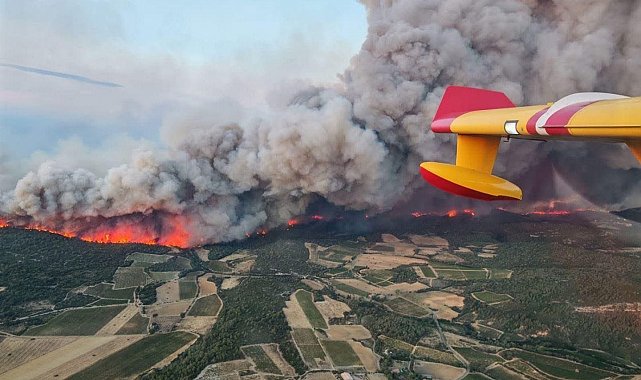 Fransa'nın güneyinde orman yangını: 1 ölü, 9 yaralı