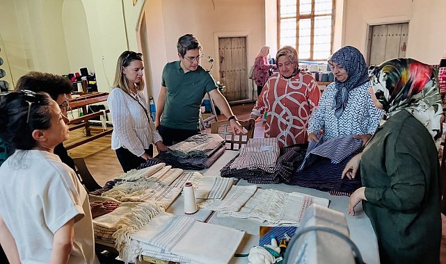 Gazenne kumaşı kadınların elinde yeniden hayat buluyor