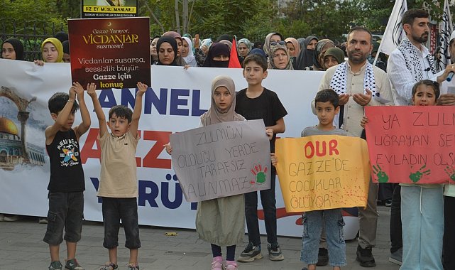 Gazze için Siirt'te ses yükseldi: "Sessizlik ihanettir"