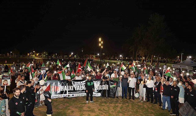 Gebze'den Gazze'ye destek yürüyüşü